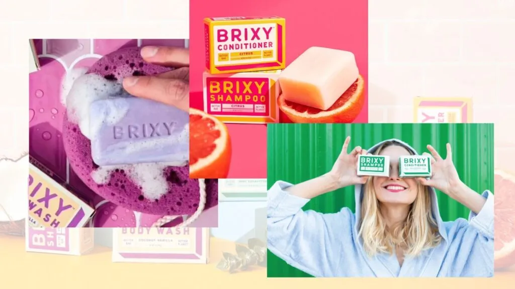 Brixy Shampoo Conditioner Body Wash Bars