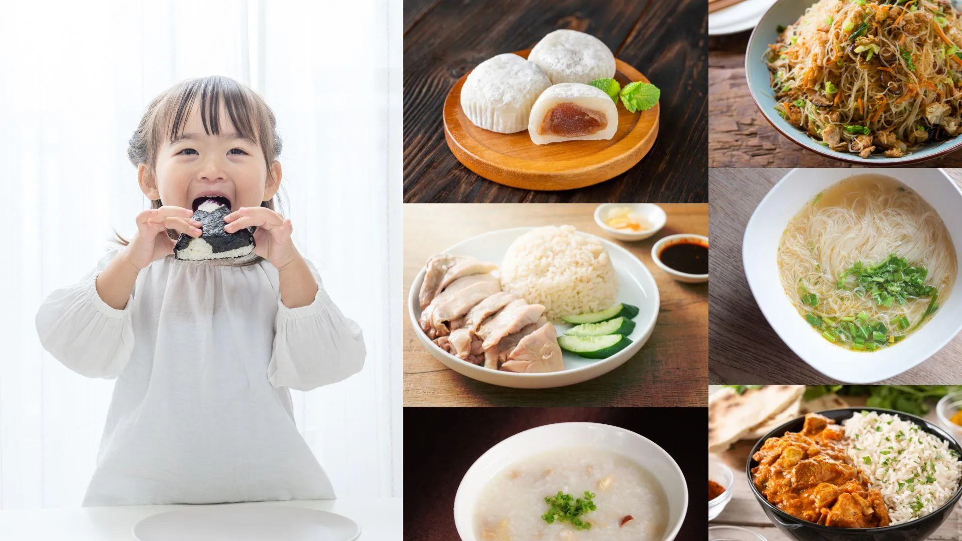Variety of Rice Dishes in Asia