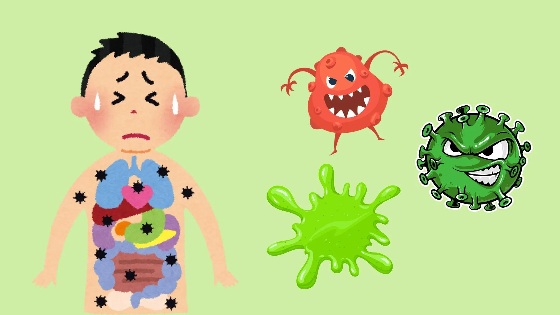 viruses attacking the body